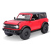 Maisto - 2021 Ford Bronco Wildtrak, červená, 1:18