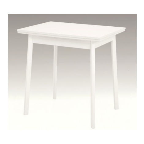 Jídelní stůl Trier II 75x55 cm, bílý, rozkládací Asko