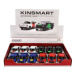 Teddies Auto Kinsmart 2019 Dodge RAM 1500 kov/plast 13cm 4 barvy na zpětné natažení 12ks v boxu