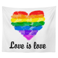 Sablio Deka Love is Love: 150x120 cm