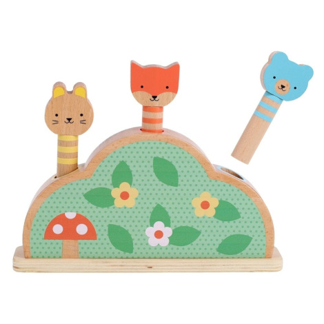 Petit Collage Dřevěná vyskakovací hračka Petit Friends Petitcollage