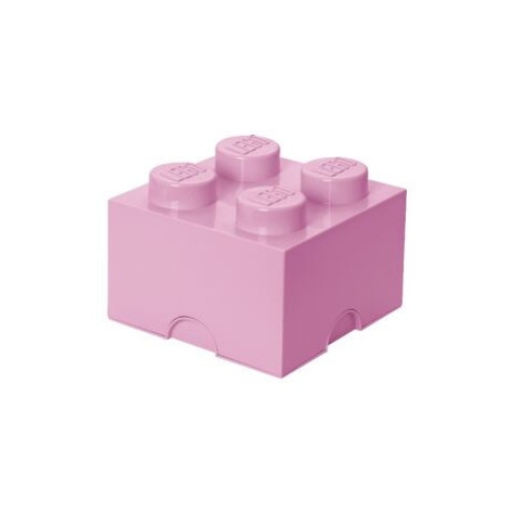 LEGO úložný box 4 - světle růžová