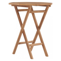 Skládací zahradní stolek 60x60 cm teaková dřevo Dekorhome,Skládací zahradní stolek 60x60 cm teak