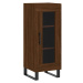 vidaXL Skříň highboard hnědý dub 34,5 x 34 x 180 cm kompozitní dřevo