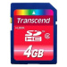 TRANSCEND SDHC karta 4GB Class 4