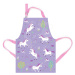 Zástěra pro děti jednorožci Unicorn Friends Apron ThreadBear s ochrannou vrstvou od 3-5 let