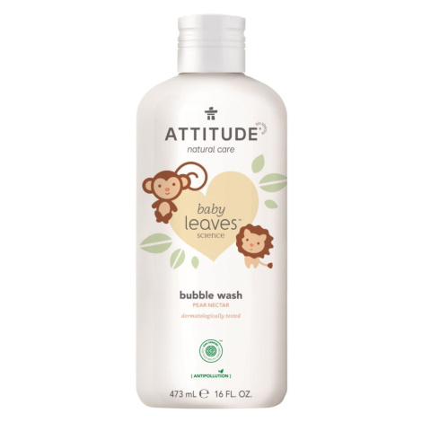 ATTITUDE Baby Leaves Pěna do koupele hruška 473 ml