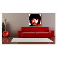 Ručně malovaný POP Art Jim Morrison 1 dílný 100x100cm