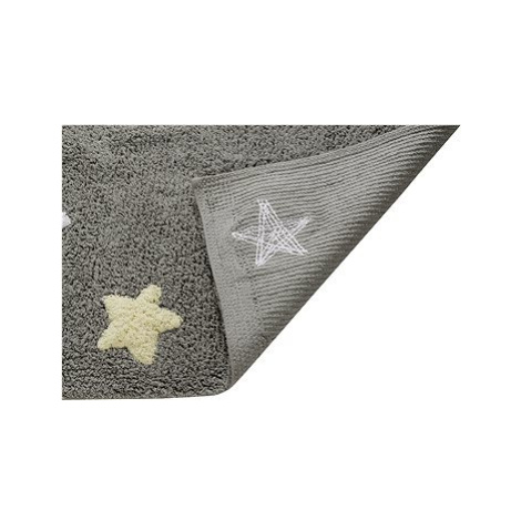 Bio kusový, ručně tkaný Tricolor Stars Grey-Blue 120×160 cm Zala Living-Hanse Home koberce
