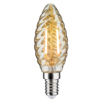 Paulmann LED svíčka E14 4,7W zlatá kroucená stmívací