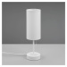 Reality Leuchten Stolní lampa Jaro s USB přípojkou, bílá/bílá