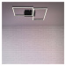 Briloner LED stropní světlo Frame CCT, černé, 50x39cm
