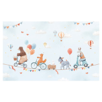 Dětská tapeta 400 cm x 248 cm One Day Trip – Lilipinso