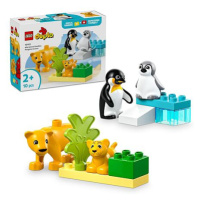 LEGO® DUPLO® 10442 Rodinky divokých zvířat: Tučňáci a lvi