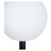 Venkovní lampa bílá 20 cm vč. LED IP44 solární RGBW - Ludger