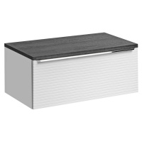 ArtCom Koupelnová skříňka s deskou LEONARDO White D90/1 | 90 cm