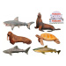 Zvířata mořská 9-15cm figurky zvířátka 6 druhů