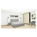 Slumberland DOVER MISTRAL - čalouněná postel s úložným prostorem 100 x 200 cm