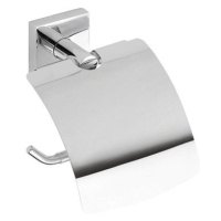 SAPHO X-SQUARE držák toaletního papíru s krytem, chrom