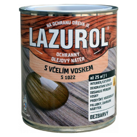 Lazurol S1022 lak s voskem na dřevo 0,75l