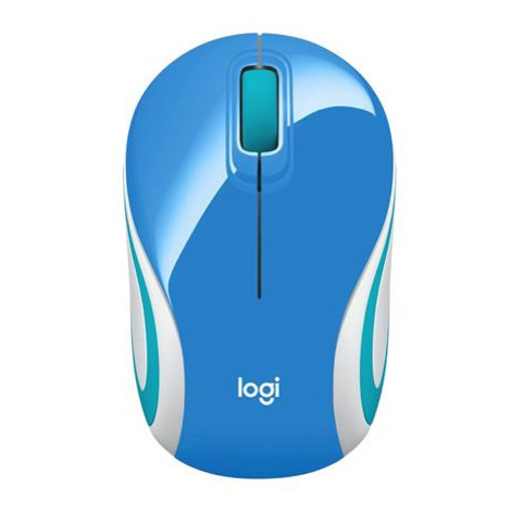 Logitech Wireless Mini Mouse M187 modrá