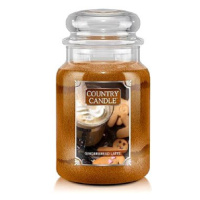 Country Candle Svíčka ve skleněné dóze, Perníkové latte, 680 g