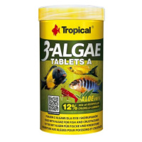 Tropical 3-Algae Tablets A 250ml/150g 340ks tabletové krmivo s řasami pro sladkovodní