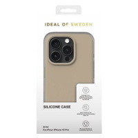 iDeal Of Sweden Silikonový ochranný kryt pro iPhone 15 Pro Beige