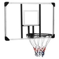 vidaXL Basketbalový koš s průhlednou deskou 106x69x3 cm polykarbonát