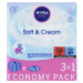 Nivea Baby Soft & Cream Ubrousky 4 x 63ks