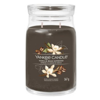 YANKEE CANDLE Signature sklo 2 knoty Vanilla Bean Espresso 567 g