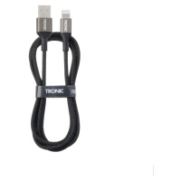 Tronic® Nabíjecí a datový kabel (zástrčka USB 2.0 typu A na Lightning®, černá)