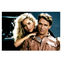 Fotografie Sharon Stone and Arnold Scharzenegger, (40 x 26.7 cm)