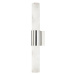 HUDSON VALLEY nástěnné svítidlo BARKLEY ocel/alabastr nikl/bílá E27 2x40W 8210-PN-CE