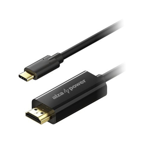 AlzaPower Core USB-C na HDMI 4K 3m černý