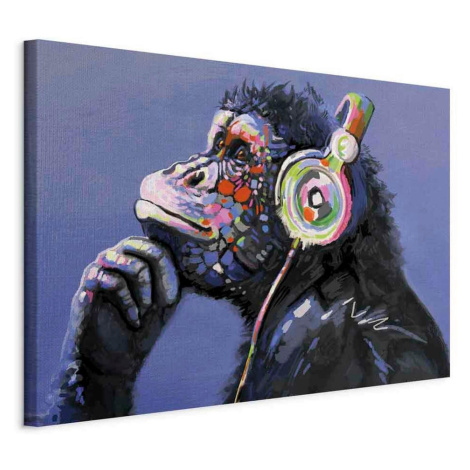 artgeist MALBA NA PLÁTNĚ, abstraktní, zvířata cm