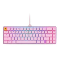 Glorious GMMK V2 65% Compact keyboard - Fox Switches, ANSI-Layout, pink