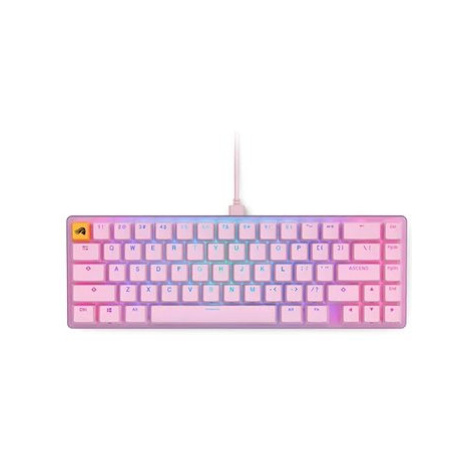 Glorious GMMK V2 65% Compact keyboard - Fox Switches, ANSI-Layout, pink