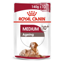 ROYAL CANIN MEDIUM AGEING 10+ mokré krmivo pro středně velké psy 10 x 140 g