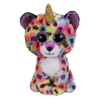 Meteor Beanie Boos GISELLE - duhový leopard s rohem 15 cm