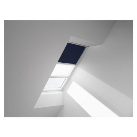 Kombinace rolet VELUX DFD Standard - stará generace Barva rolety: modrá (1100), Barva vodicí liš