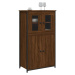 vidaXL Skříň highboard hnědý dub 62 x 32 x 106,5 cm kompozitní dřevo