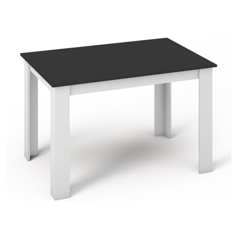 Jídelní stůl BEIRA 120x80 bílá/černá Casarredo