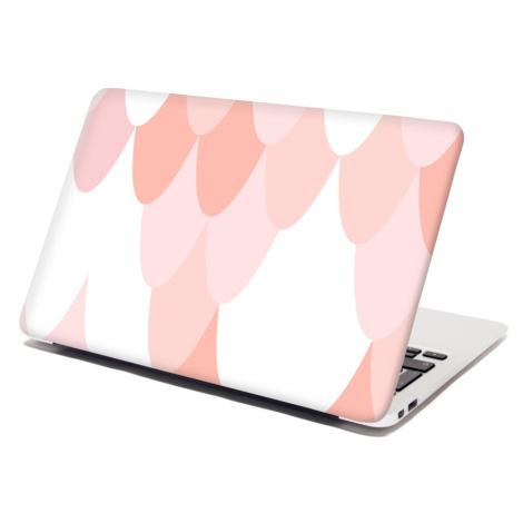 Samolepka na notebook Růžové obloučky - 29x20 cm