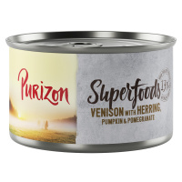Purizon Superfoods 6 x 140 g - zvěřina se sleděm, dýní a granátovým jablkem