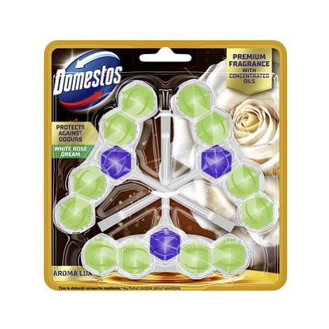 DOMESTOS Aroma Lux White Rose Dream s koncentrovanými esenciálními oleji 3 × 50 g