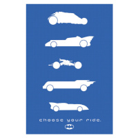 Umělecký tisk Batman collection - choose your ride, 26.7 × 40 cm