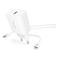 Epico 20W síťová nabíječka + USB-C/Lightning kabel, délka 1,2 m, certifikace MFi