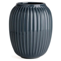 Antracitová kameninová váza Kähler Design Hammershoi, ⌀ 16,5 cm