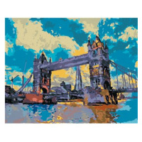 Tower Bridge v Londýně, 80×100 cm, bez rámu a bez vypnutí plátna